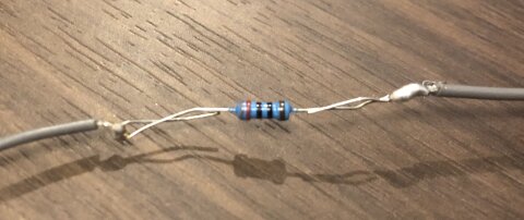 Simple resistor for protection